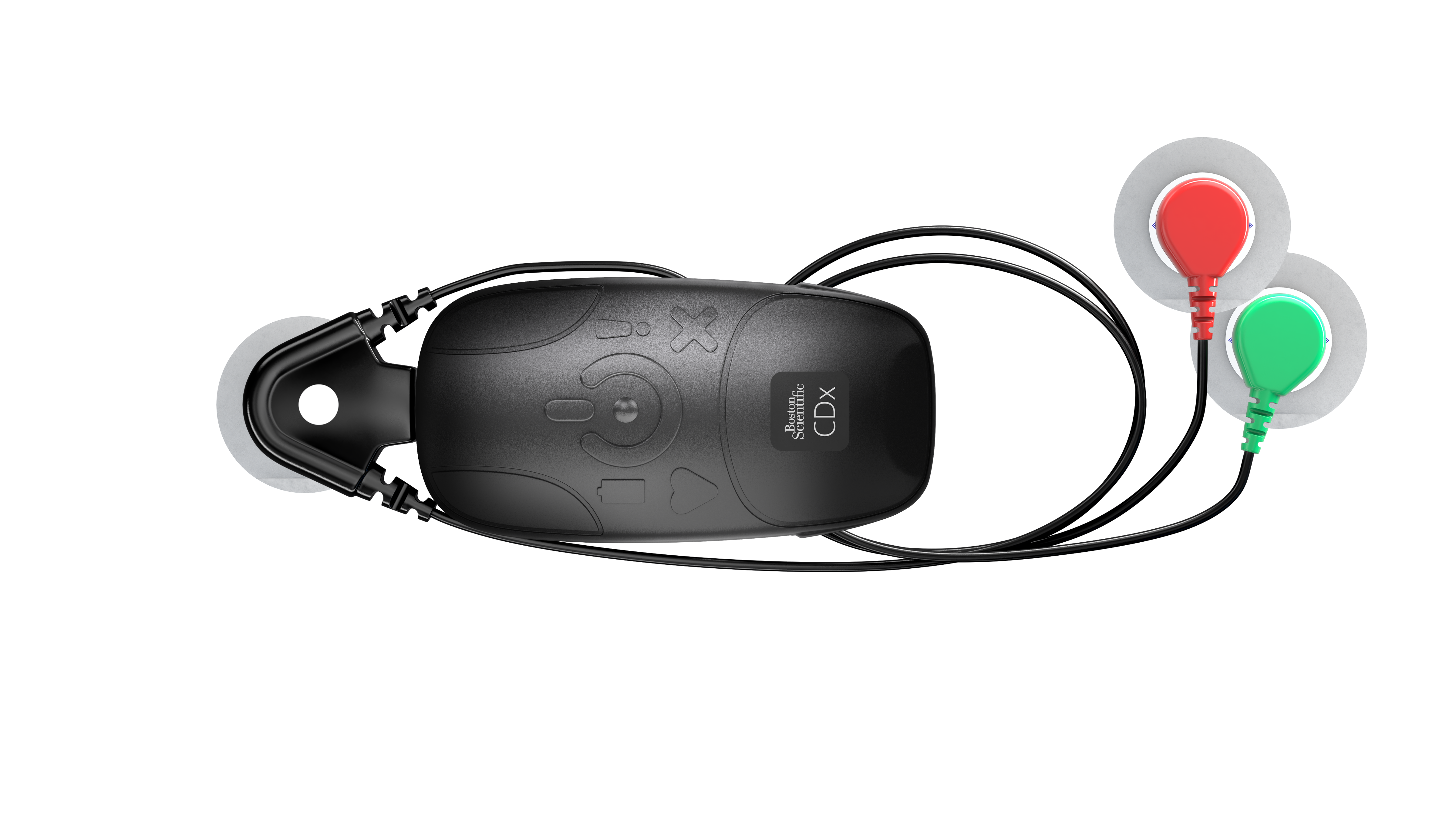 BodyGuardian monitor with single and multi-channel lead sets with electrodes.