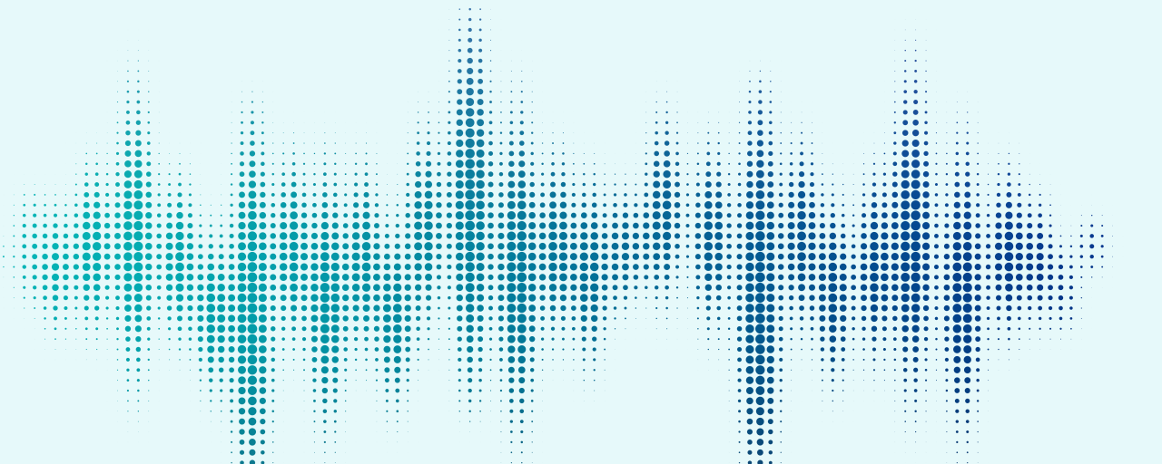 Blue wavy background.